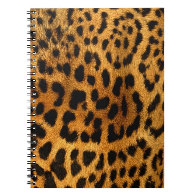 Cuaderno Impresión de leopardo (Frente)