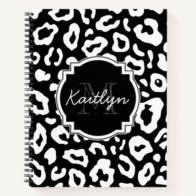 Cuaderno Impresión de leopardo (Anverso)
