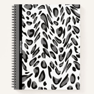 CUADERNO IMPRESIÓN DE LEOPARO DE COLOR DOBLE
