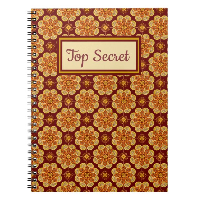 Cuaderno Impresión de medallones de oro para portátiles esp (Frente)