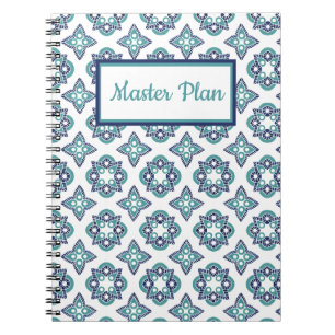 Cuaderno Impresión de mosaico brillante de bloc de notas es
