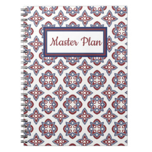 Cuaderno Impresión de mosaico brillante de bloc de notas es