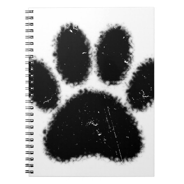 Cuaderno Impresión De Papas De Perro Rugosas Y Dolorosas (Frente)