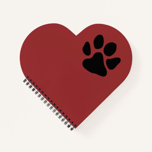 Cuaderno Impresión De Paw En Mi Corazón (Anverso)