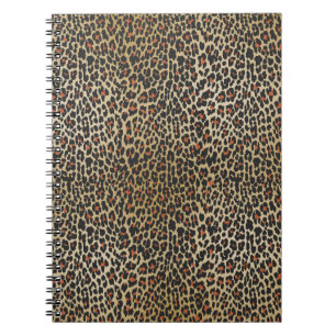 Cuaderno Impresión de piel de leopardo