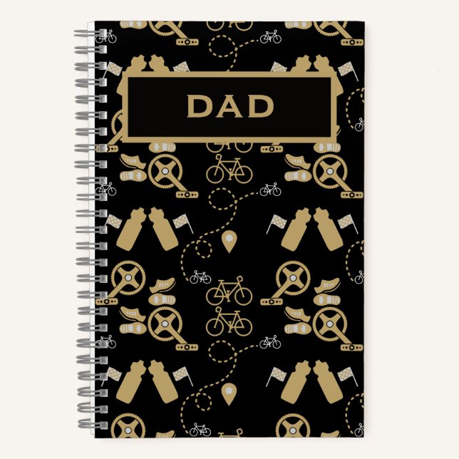Cuaderno Impresión de regalo de ciclismo (Anverso)