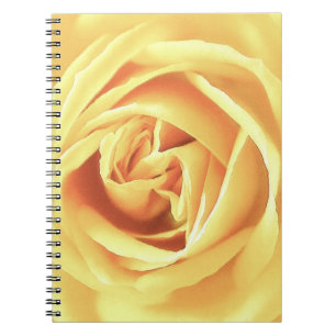 Cuaderno Impresión de rosa amarilla