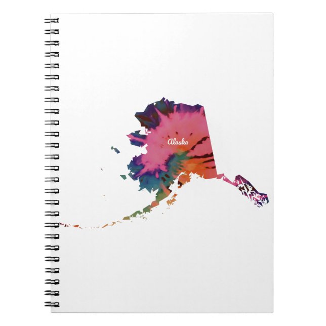 Cuaderno Impresión de tinte de alaska (Frente)