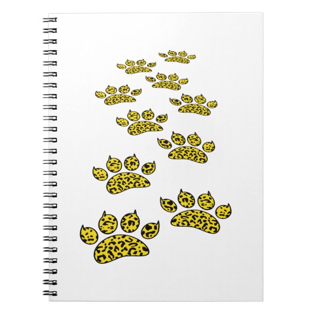 Cuaderno Impresión de traza leopardo (Frente)