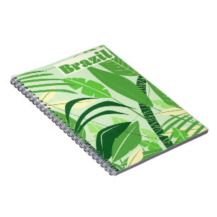 Cuaderno Impresión de vacaciones al estilo vintage de la se
