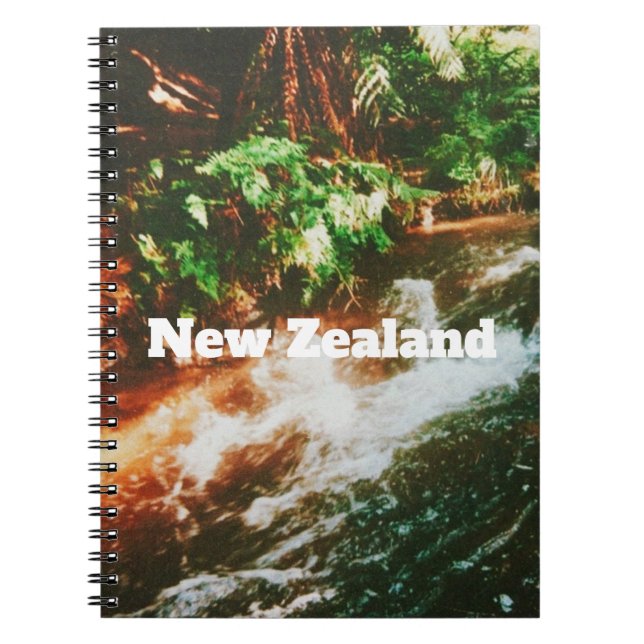 Cuaderno Impresión de viaje a Nueva Zelanda  (Frente)