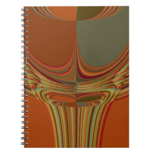 Cuaderno Impresión del arte contemporáneo tradicional de la