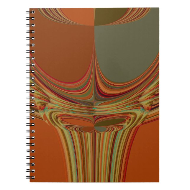 Cuaderno Impresión del arte contemporáneo tradicional de la (Frente)