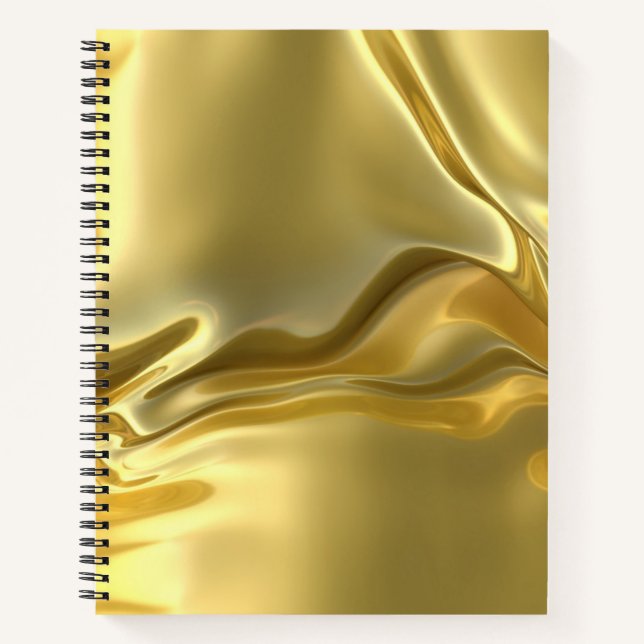 Cuaderno Impresión digital de oro líquido (Anverso)