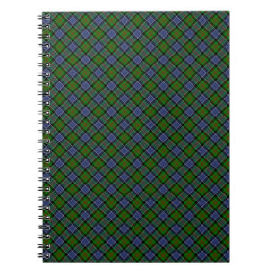 Cuaderno Impresión diseñada por Patterson Clan Tartan