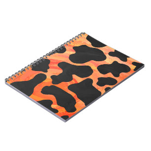 Cuaderno Impresión en blanco y negro y Naranja
