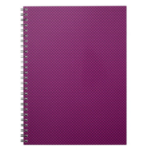 Cuaderno Impresión estilo Fibra de Carbono Púrpura