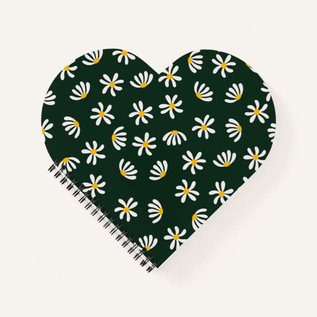 Cuaderno Impresión floral elegante | Arte mural botánico |  (Anverso)