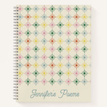 Impresión floral geométrica de Bloom Retro Persona