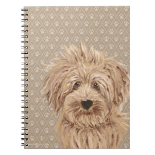 Cuaderno Impresión hermosa de la pintura de la pata del