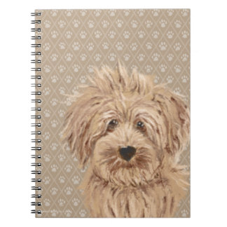 Cuaderno Impresión hermosa de la pintura de la pata del