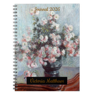 Cuaderno impresión impresionista personalizada de naturalez