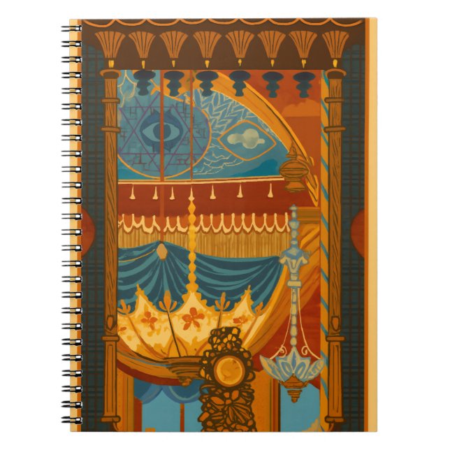 Cuaderno Impresión mística en el techo desde la sala de mús (Frente)