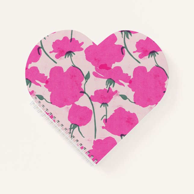 Cuaderno Impresión rosa rosa (Anverso)