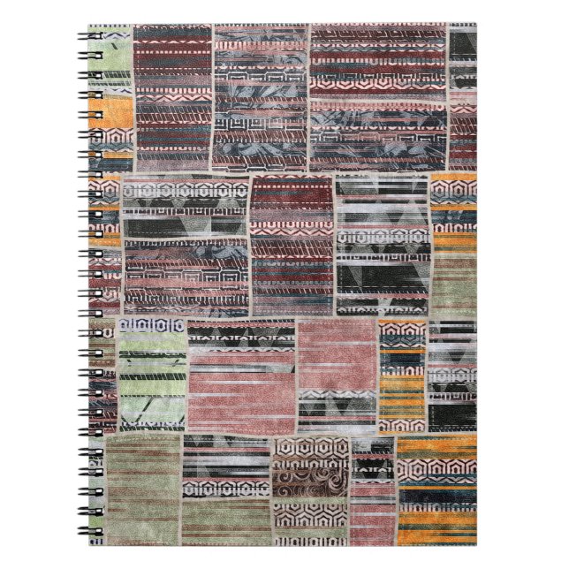 Cuaderno Impresión sin inconvenientes del conjunto de parch (Frente)