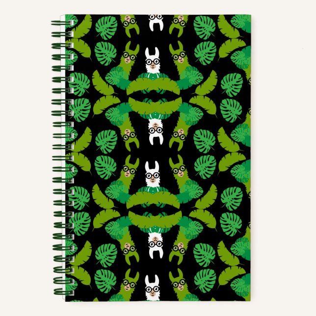 Cuaderno Impresión temática de llama (Anverso)