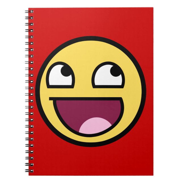 Cuaderno impresionante de la cara (Frente)