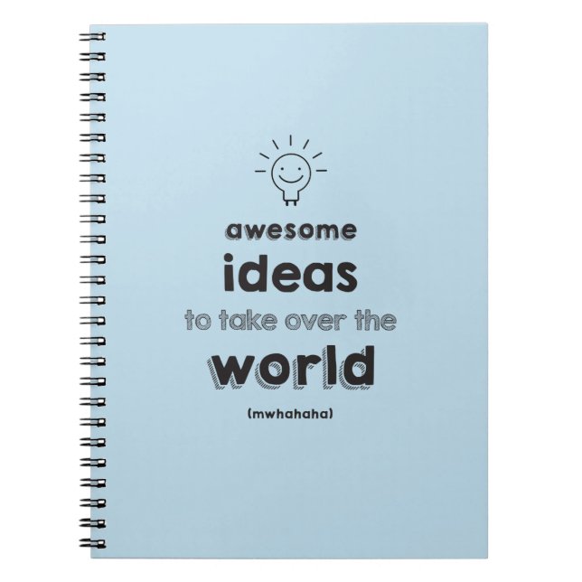 Cuaderno impresionante de las ideas (Frente)