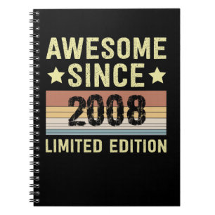 Cuaderno Impresionante Desde Cumpleaños 2008