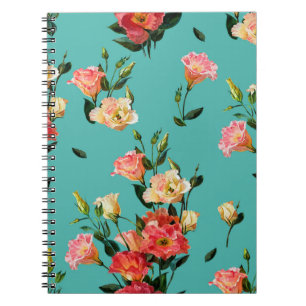 Cuaderno Impresionante estampado floral al estilo victorian