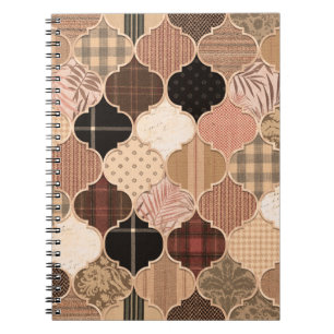 Cuaderno Impresionante Fa De Patrón De Tile Marroquí Textur