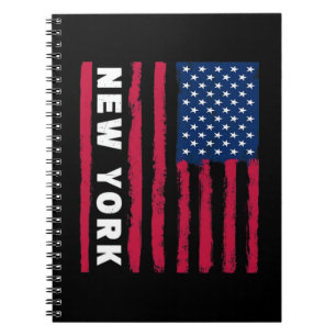 Cuaderno Impresionante Nueva York EE. UU. Estados Unidos Am