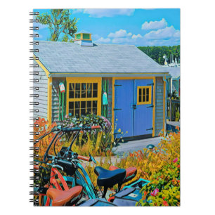 Cuaderno Impresionante pintura en bicicleta