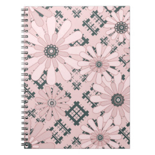 Cuaderno Impresionante y abstracto floral de chicharrón mod