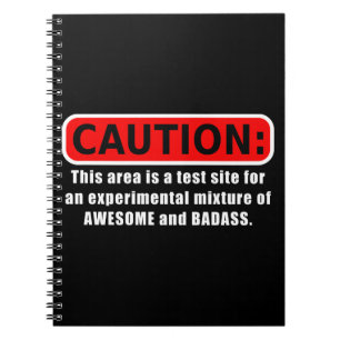 Cuaderno Impresionante y Badass