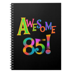 Cuaderno Impresionantes camisetas de cumpleaños 85 y regalo