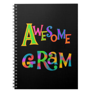 Cuaderno Impresionantes camisetas Gram y regalos