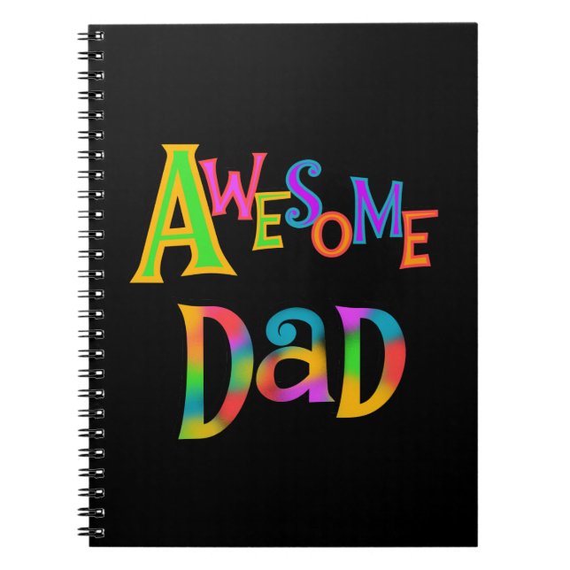 Cuaderno Impresionantes camisetas y regalos para papá (Frente)