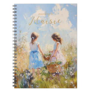 Cuaderno Impresionantes Chicas de Wildflower Meadow
