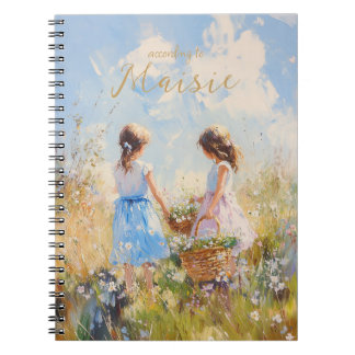 Cuaderno Impresionantes Chicas de Wildflower Meadow