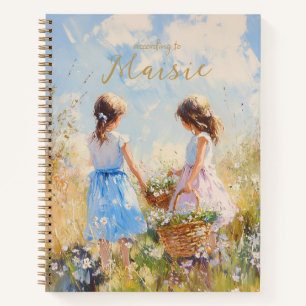 Cuaderno Impresionantes Chicas de Wildflower Meadow