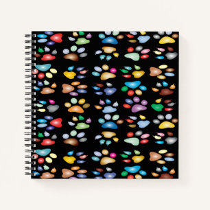 Cuaderno Impresiones coloreadas de pata