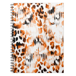 Cuaderno Impresiones de animales africanos. Patrón natural 