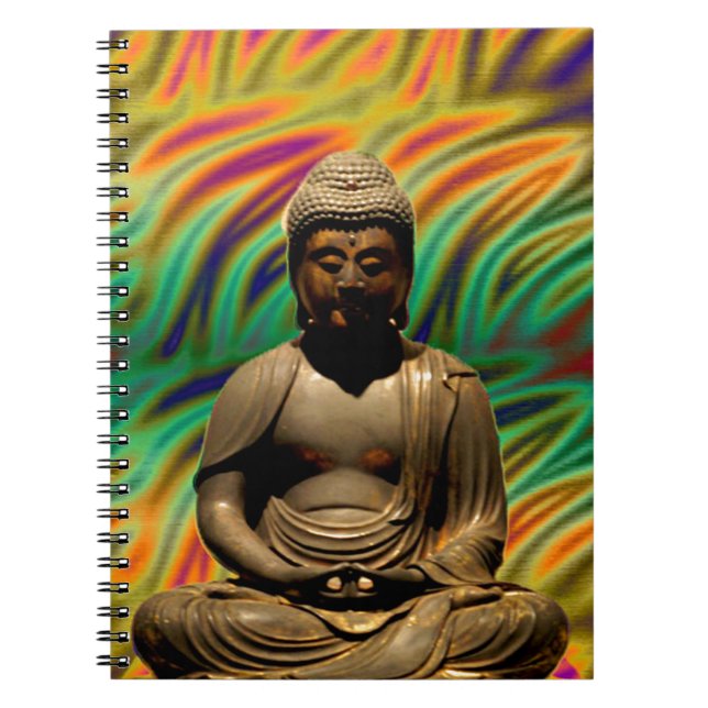 Cuaderno Impresiones de Buda tranquilizadoras (Frente)