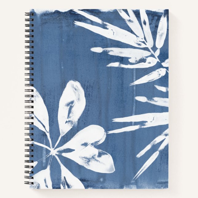 Cuaderno Impresiones del índigo tropical - Verdor tropical (Anverso)