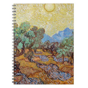 Cuaderno Impresionismo de los olivos Vincent Van Gogh Famos
